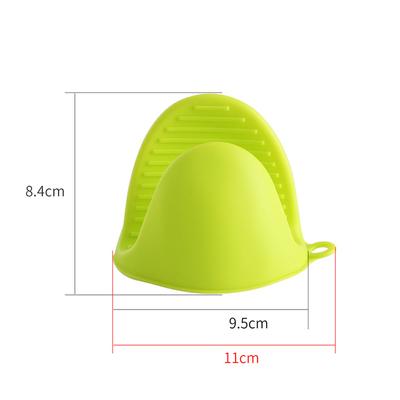 1 Pair Mini Silicone Oven Mitts Heat Resistant Pot Holders Mitts Kitchen Cooking Pinch Grips Potholder for Cooking Baking YY184