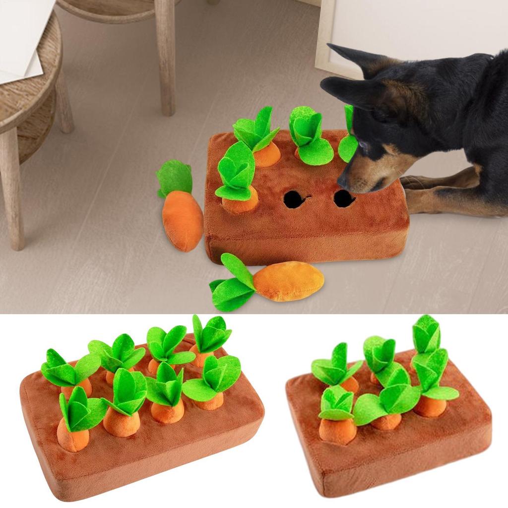 Pulling Radish Garden Parent-child Interaction Toys Child Educational Toys Pet  Chew Toy Pull Up Carrots Plush Carrot Toy