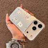 Embossed Polka Dot Westie Cartoon Phone Case: Fits Apple 16 Pro Max, Anti-Drop, Cute Niche for 14-17 Models.