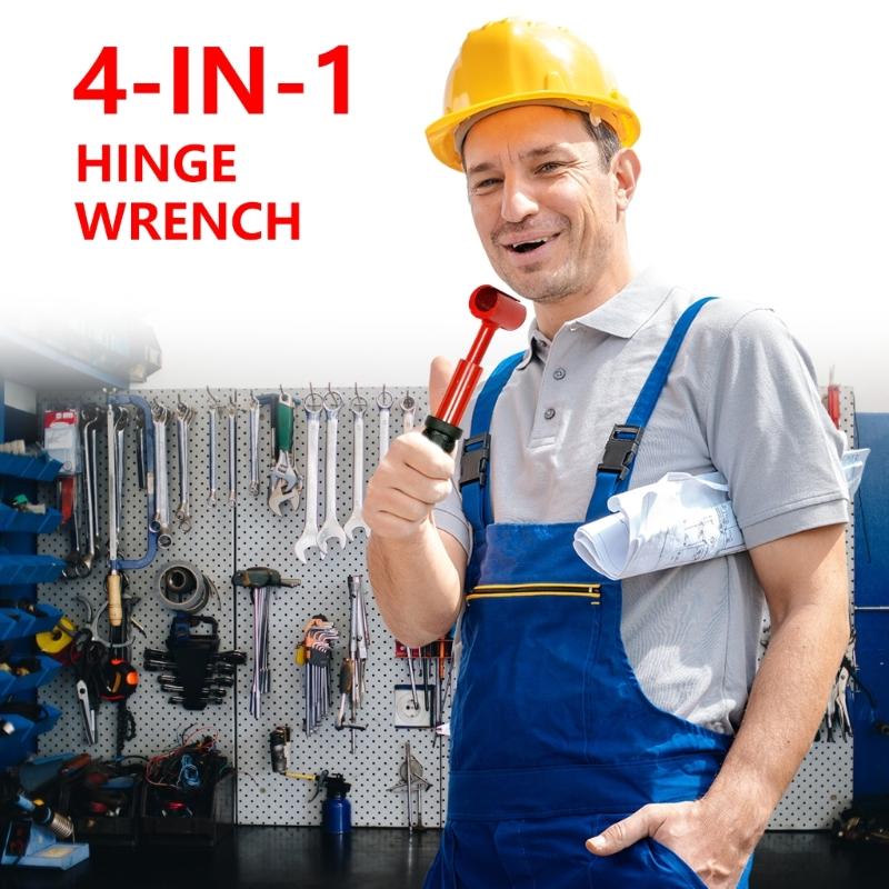 Hinges Gaps Adjusting Wrench Door Hinges Repair Spanner Spanner Key for Round Bolt Adjustable Wrench Tool Hand Tool