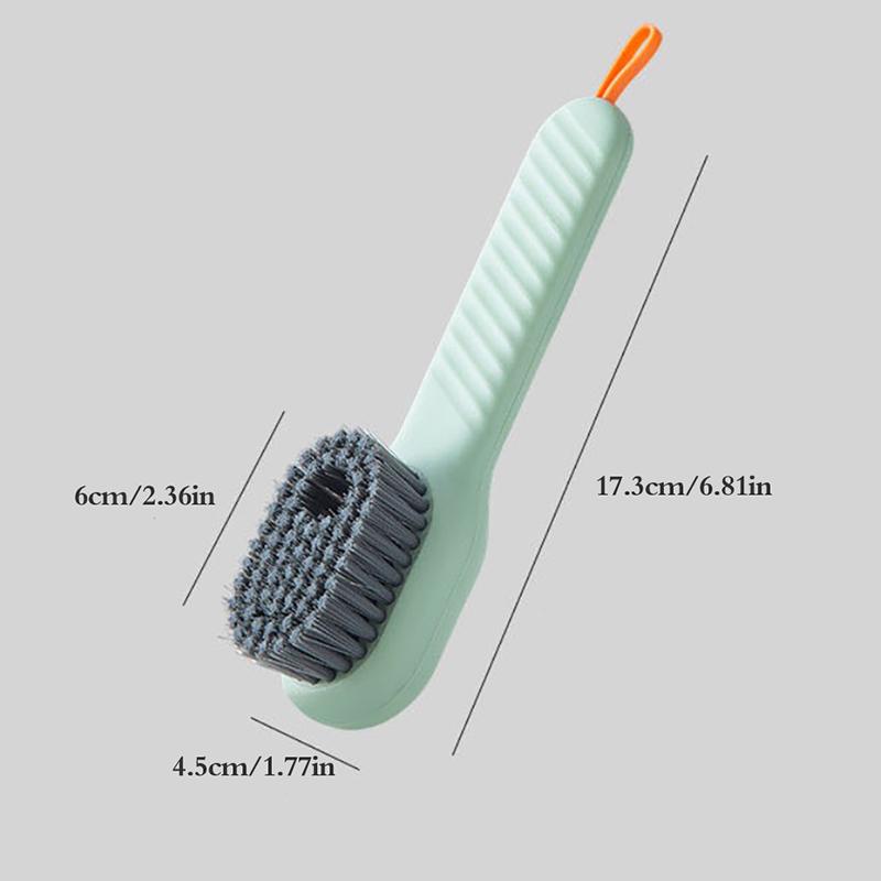 Multifunctional Liquid Shoe Brush Cleaners Soap Dispenser Cleaning Brush