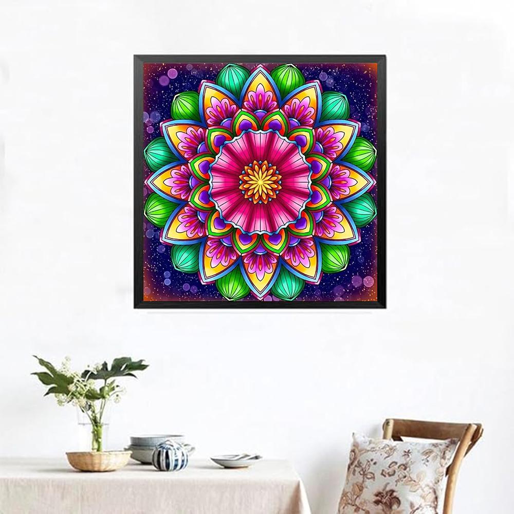 Diamond Painting Mandala DIY 5D Full Square Round Drill Embroidery Fantasy Mosaic Flower Wall Decorations Living Room New 2026