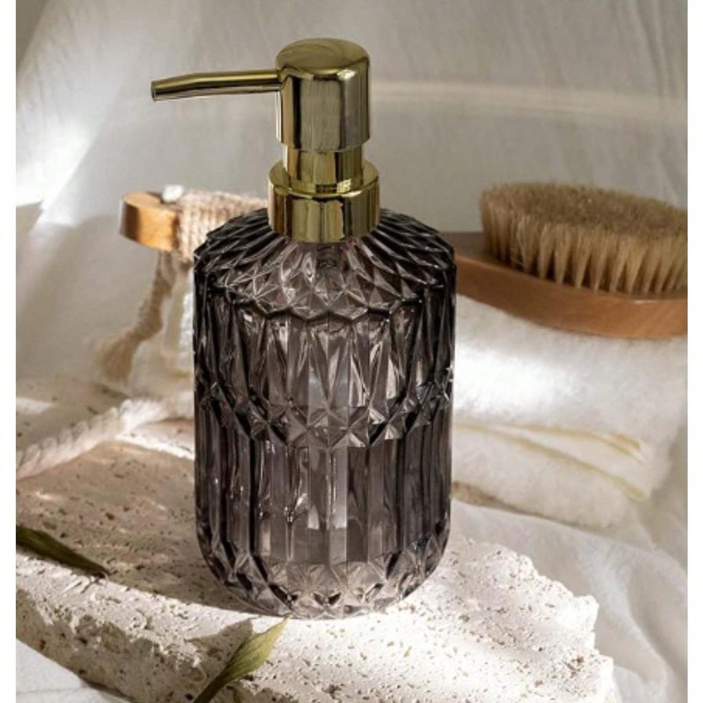 1 buc 13.32oz Dozator de Săpun din Sticlă, Sticlă cu Pompă Reîncărcabilă Pentru Săpun Lichid, Șampon, Gel de Duș, Săpun de Mâini, Balsam, Detergent de Bucătărie