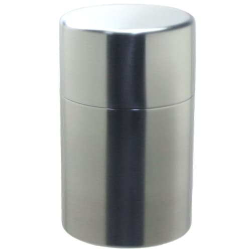 Sato Metal Industry SALUS Stainless Steel Tea Caddy, Matte, Made In Japan