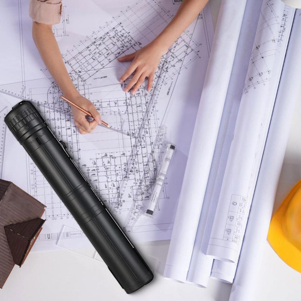Tubo Portapósteres para Materiales de Arte de 17” a 29” con Correa de Transporte Ajustable