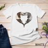 Ferret Heart Animal Lover Unisex T-Shirt Mens Womens Tees Top