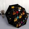 Guitar Christmas Tree- Automatic Umbrella,Suitable for Men and Women, Outdoor Accessories, Suitable for Birthdays 1013b