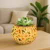 3D Puzzle Planter DIY Flower Pot Interlocking Puzzle Pieces Succulents Planter for Home Office Desk Decor Indoor Cactus