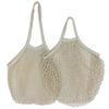 1/2pcs Cotton String Shopping Tote Bags Fruit Vegetable Storage Organizer Reusable Washable Grocery Eco Friendly Mesh Bags