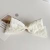 Fairy Girl Three-Dimensional Bow Hairpin Elegant Spring Clip Top Clip Retro Texture Mori Broken Hairpin