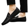 Loafers Men'S Breathable Driving Shoes Men'S Summer Casual Leather Shoes Men'S Tide Versatile Lazy Tide Shoes