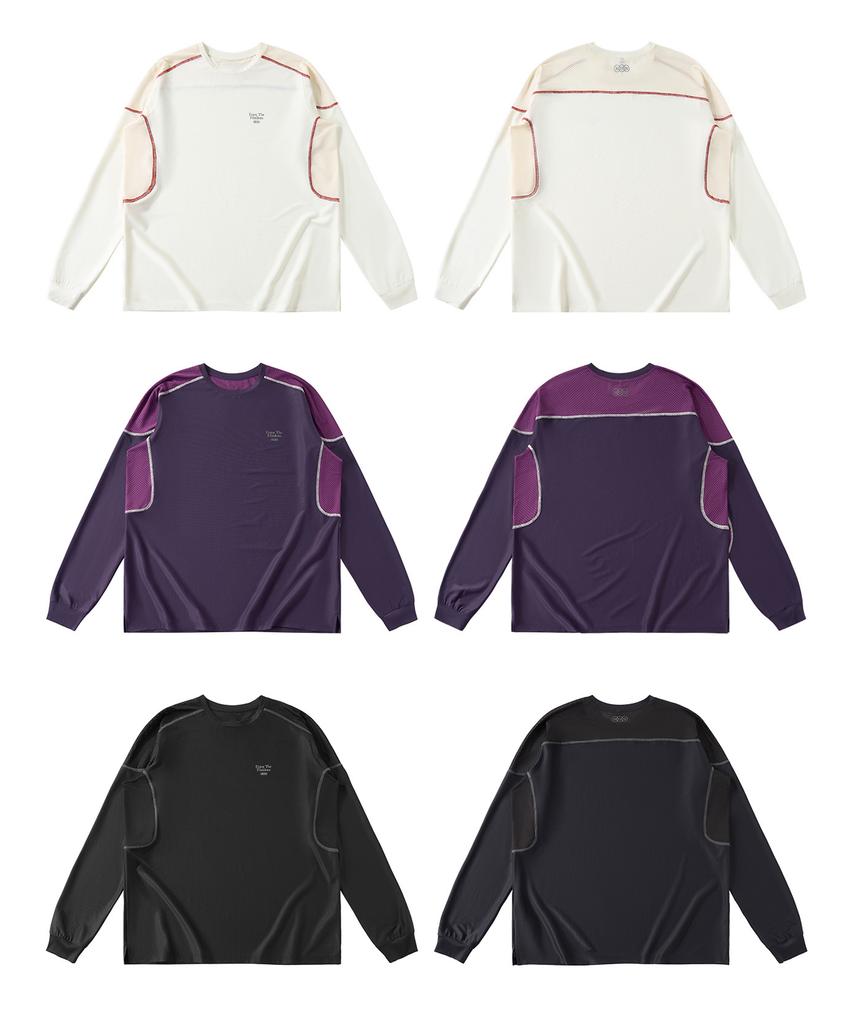 Beoteunseoul Airflow Mesh Panel Long Sleeve (3 Colors)