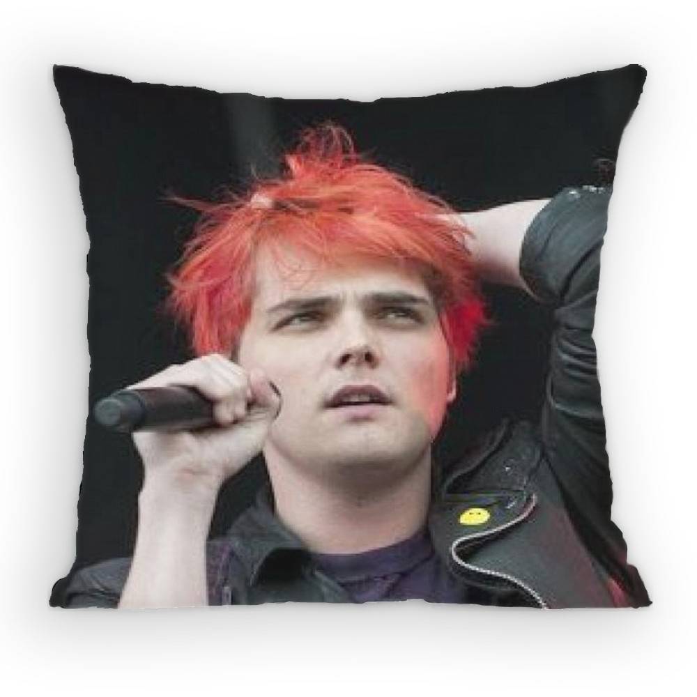 MCR MMy CChemical RRomance Band Pillow Case Sofa Living Room Bedroom Headboard Backrest Cushion Square Cushion Nap Time