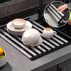 304 Stainless Steel Kitchen Sink Drain Rack, Sink Bowl and Dish Storage Rack, Foldable and Retractable Drain Basket