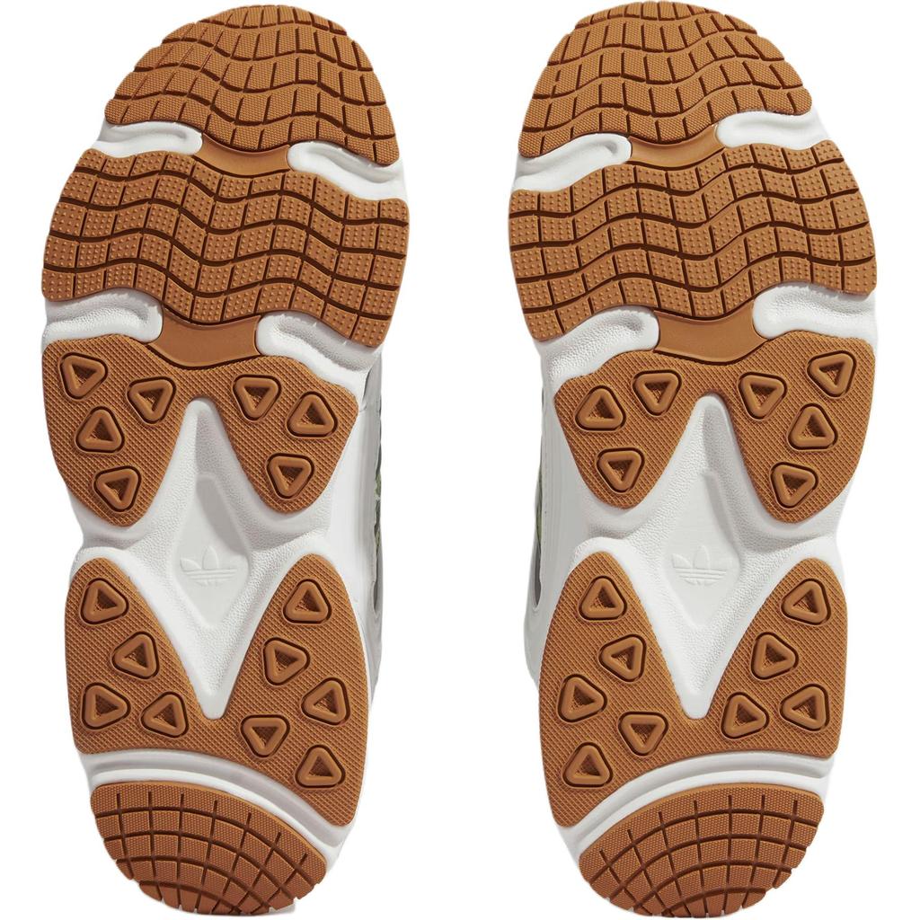 Adidas Originals Ozmillen Boa Shoes Comfortable Versatile Low Top Kids Casual Shoes Unisex Shoes White Green HQ0272