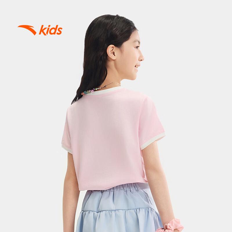 Anta Kids Girls' 2026 Summer Outdoor Camping Knit T-Shirt A62626101