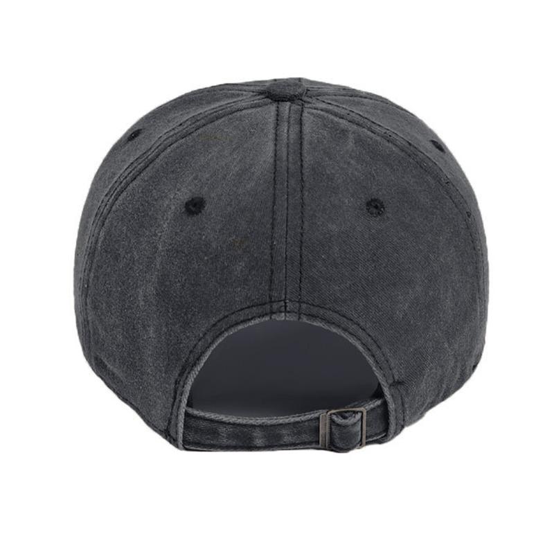 Embroidery Flowers Baseball Cap Washed Cotton Vintage Dad Hat Fashion Streetwear Hip Hop Urban Street Style Adjustable Unisex Casual Summer Cap