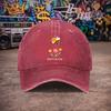 Pc Unisex HAPPYCULTURE Bee Coffee Vintage Washed Baseball Cap  Unisexs Trendy Hat  Versatile Duckbill Cap  Fun Print  A Uniqu