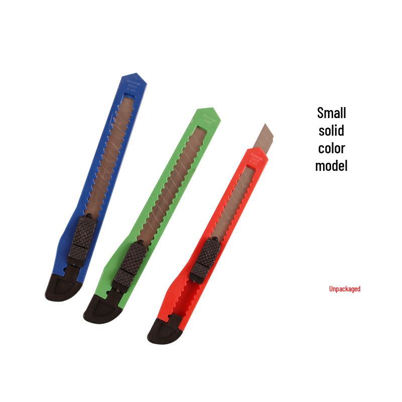 Compact Office Stationery Knife - Manual Paper Cutter for Carton Opening
