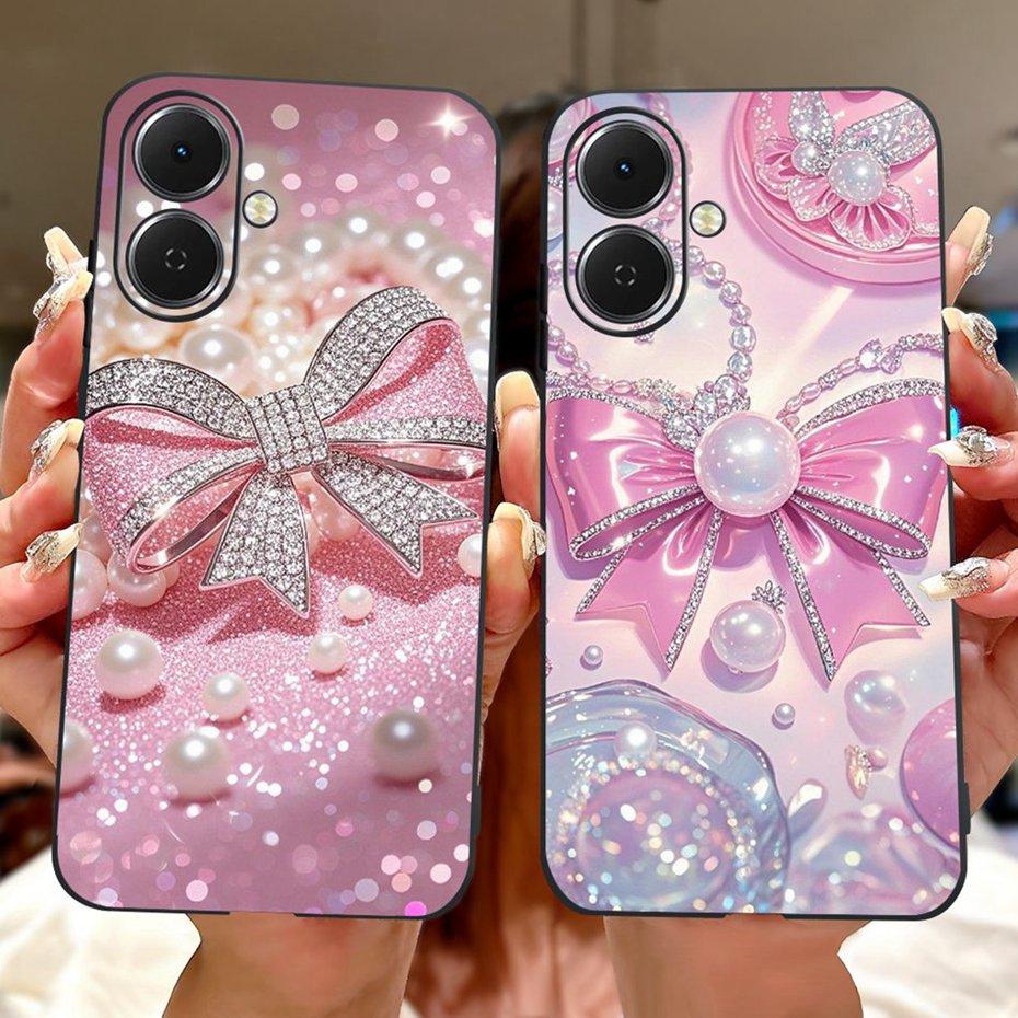Cute Painting Phone Case For Tecno Spark Go 2 2025 Soft Silicone TPU Back Cover For Tecno Spark Go2 KM4 Cases Bumpers