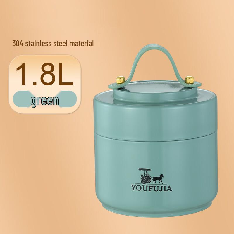 ZISIZ Leichter Luxus 304 Edelstahl Isolier-Lunchbox
