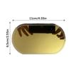 Premium Stainless Steel Car Sun Visors Mirror Shatterproof Design Adhesive Installation Universal for Vehicles
