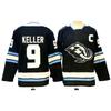 Maglia da Hockey su Ghiaccio da Uomo Squadra NHL Personalizzata Cucita Stile Vintage Misto Cotone Uniforme Abbigliamento Partita di Allenamento