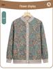 Knitted Sweater Coat for Middle-Aged & Elderly Women - Plush Velvet, Thick Winter Warmth for Grandma & Mom