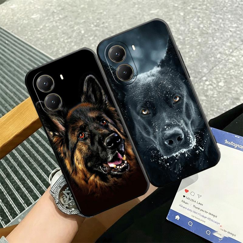 German Shepherd Dog Soft Phone Case for Xiaomi Poco X5 X6 X7 X8 Pro Max X3 F7 F8 Ultra M8 M7 M6 M5 Redmi 15 15C 14C 13C 12C X4 F