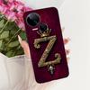 For Tecno Spark 10 5G Case KI8 Silicone Luxury A-Z Letters Crown 2D Flat Pattern Soft Casing For Techno Spark 10 5G K18 Cover