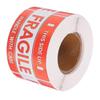 Fragile Warning Label High Adhesion for Business and Individual Use .50X5.00X0.01CM 500 Labels Roll
