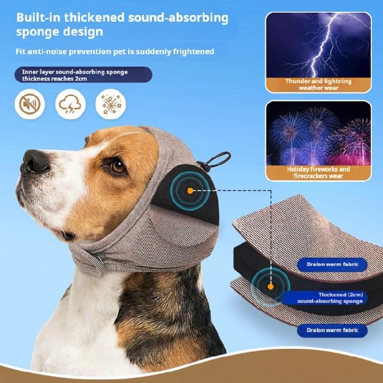 Soft Stretchy Pet Ear Covers Shock Absorption Earmuffs Comfortable Ear Protectors For Car Ridings Storms Holiday Celebration