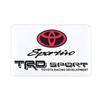 Car Aluminum Emblem Badge Supercharged Styling Decal Sticker For Toyota Hilux Aygo Yaris Ractis Corolla Camry CHR Auris Tacoma