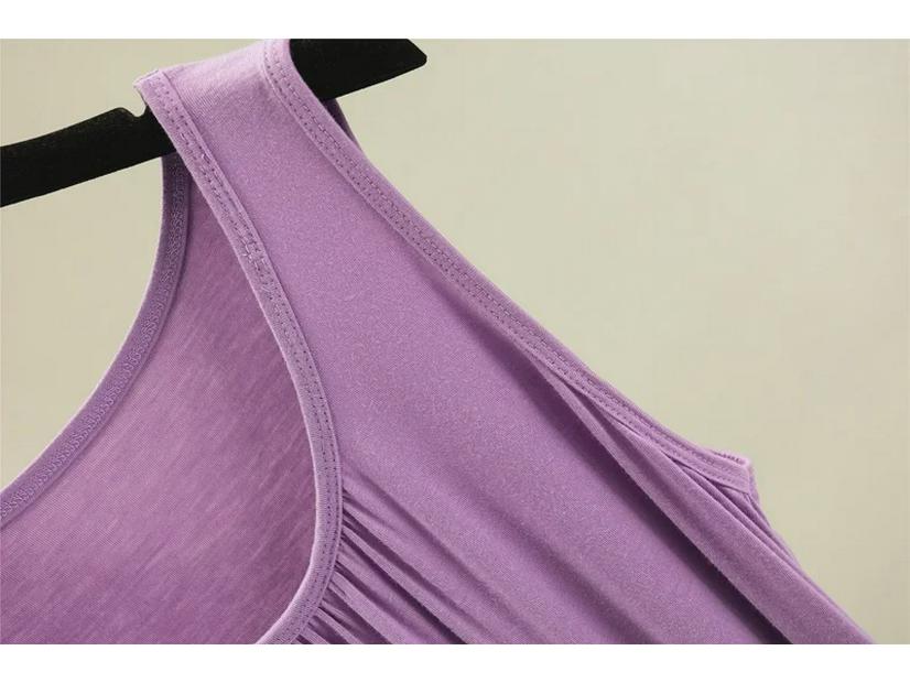 Vestă de vară fără mâneci, lejeră, din modal, pentru femei, mărime plus, versatilă, pentru interior și exterior, top ușor de casă, cămașă subțire.