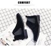 Men's Plus Size High-Top Suede Chelsea Boots, Pointed Toe, Short, for Autumn/Winter.