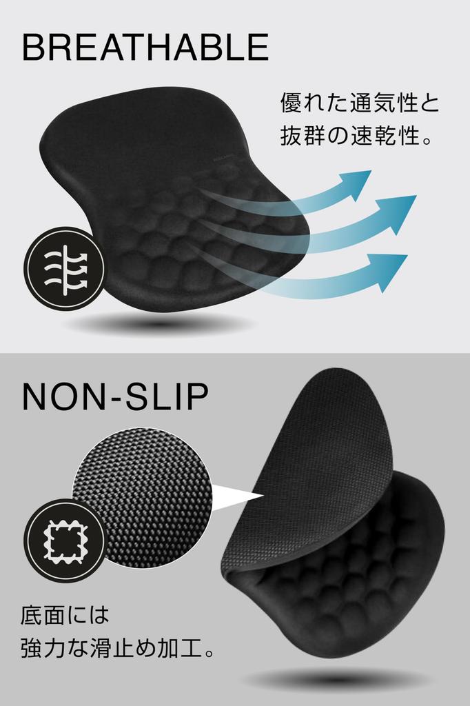 Von einem Mauspad, ergonomische Handgelenkstütze, Handgelenkauflage, integrierte Vorbeugung von Sehnenscheidenentzündungen, Linderung von Handgelenkschmerzen, Linderung von Müdigkeit, Memory Foam-Kissen, REDCANAL