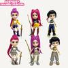 6pcs/Set Kpop Demon Hunters Action Figure Derpys Tiger Rumi Mira Zoey Sussy Figurine  Christmas Gift  In Stock