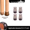Silikon Stille Filz Stuhlbein-Abdeckungen - Dick, Verschleißfest, Anti-Fellverlust Schutz für Tische und Stühle