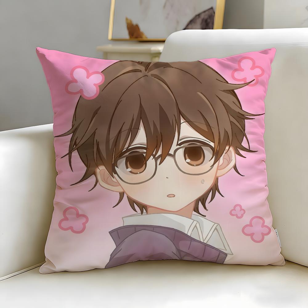 Anime Ouran High School Host Club Cushion Cover Soft & Easy-Wash Pillow Case – Versatile For Couch, Bed, Travel And Office