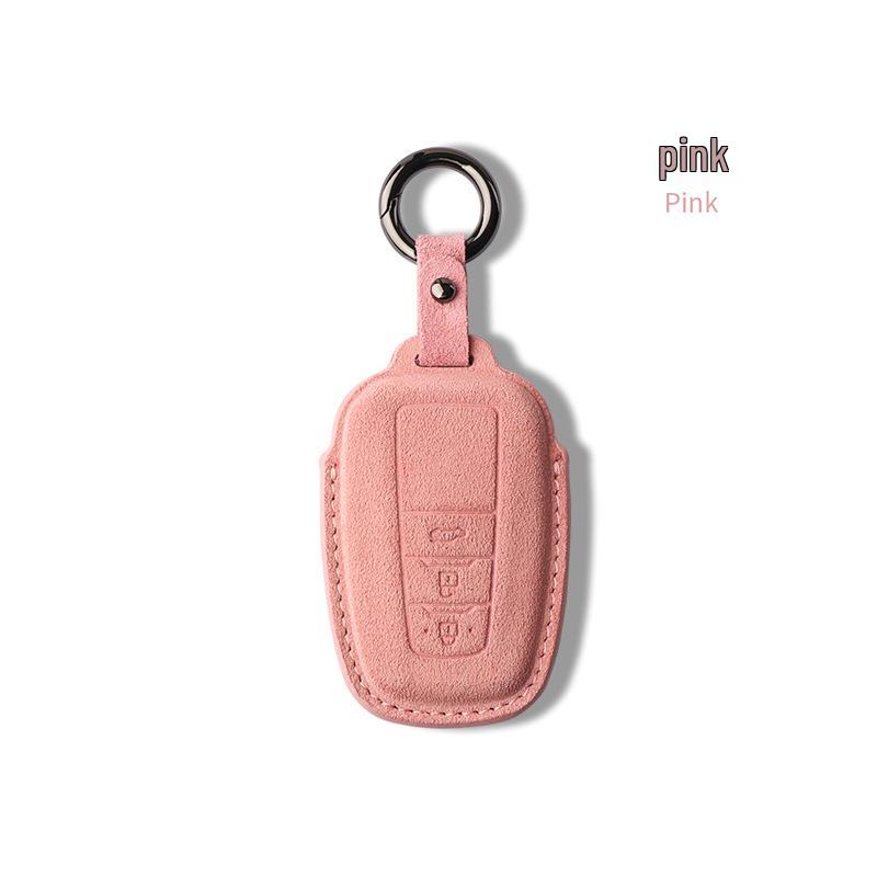 Alcantara Schlüsselhülle für Toyota Levin, Corolla, Avalon, Camry, RAV4 und Highlander