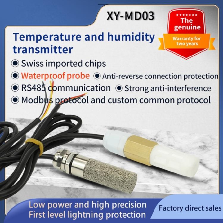 RS485 Soil Temperature and Humidity Sensor Transmitter Probe Moisture Sensor