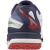 Tennis Shoes Wave Exceed 3 OC White X Navy X Red Cm 2E [Mizuno] 22.5