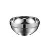 Stainless Steel Bowl Home Insulation Mixing Bowls Noodle Salad Bowl Silver