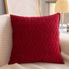Velvet Wrinkle-Style Soft Back Cushion for Sofa or Bed
