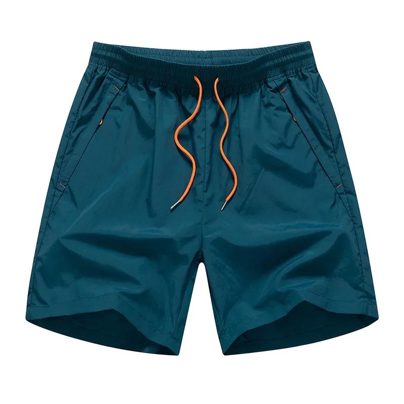 

Double Layer Swim Trunks Short Quick Dry Beach Shorts Swimming Trunks with Zipper Pockets S