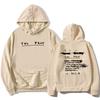 The Fray Is Back Felpe Pile Manica Lunga Casual con Cappuccio da Donna Streetwear Pesante Mentale Felpa con Cappuccio da Donna Unisex