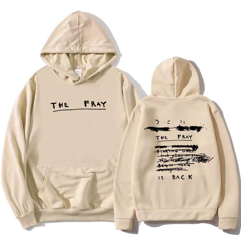 The Fray Is Back Felpe Pile Manica Lunga Casual con Cappuccio da Donna Streetwear Pesante Mentale Felpa con Cappuccio da Donna Unisex