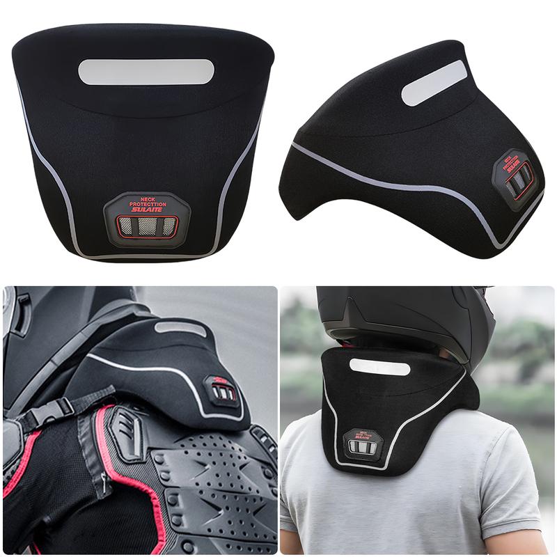 Motorcycle Neck Support Anti-Shock Protective Motorcycle Neck Brace Anti-Fatigue Riding Neck Guard 3D Cervical Spine Protection