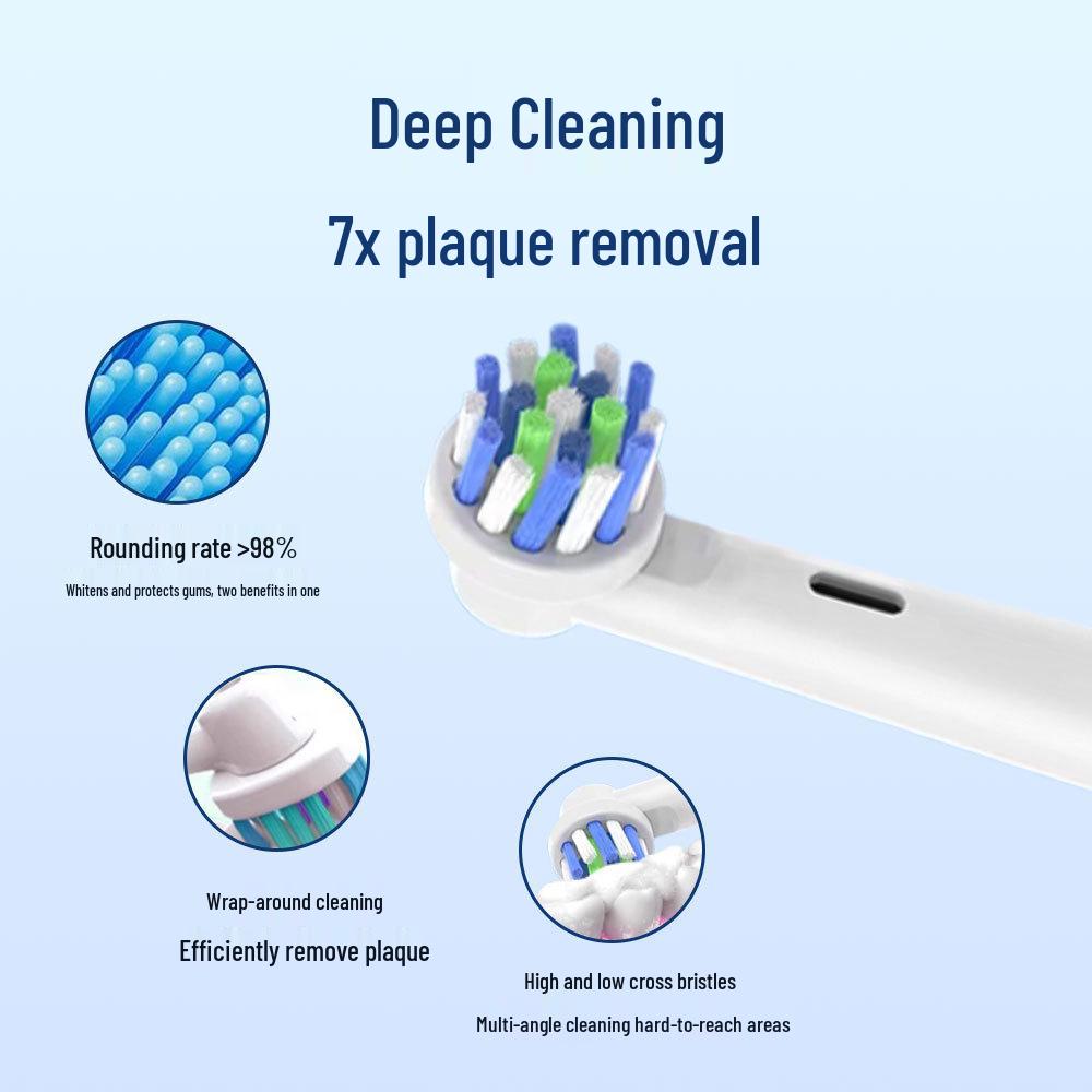 Universal Electric Toothbrush Heads for Oral-B D12/D16/D100/P2000/P4000/3757 Compatibility