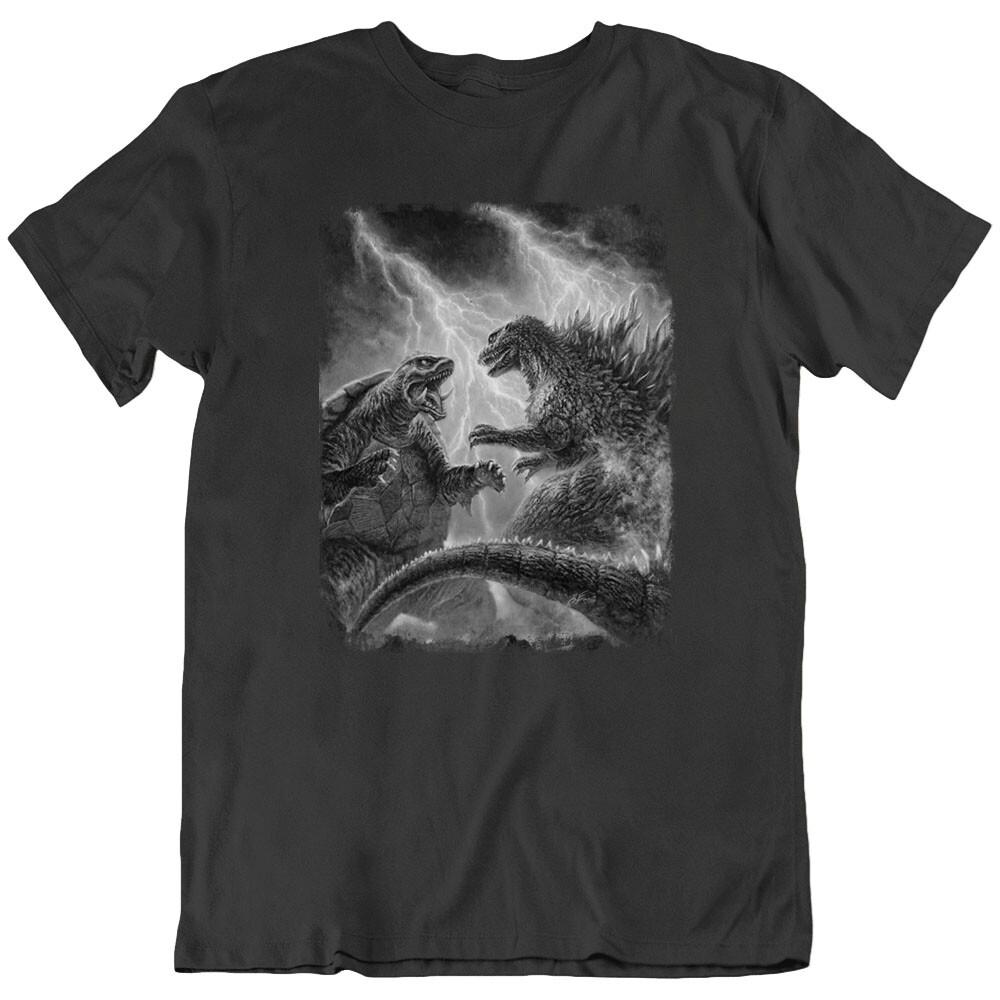 Gamera, fight Godzilla Giant Monster Scary Animal Cartoon T Shirt Tee Gift New Unisex T-Shirt XXXXL